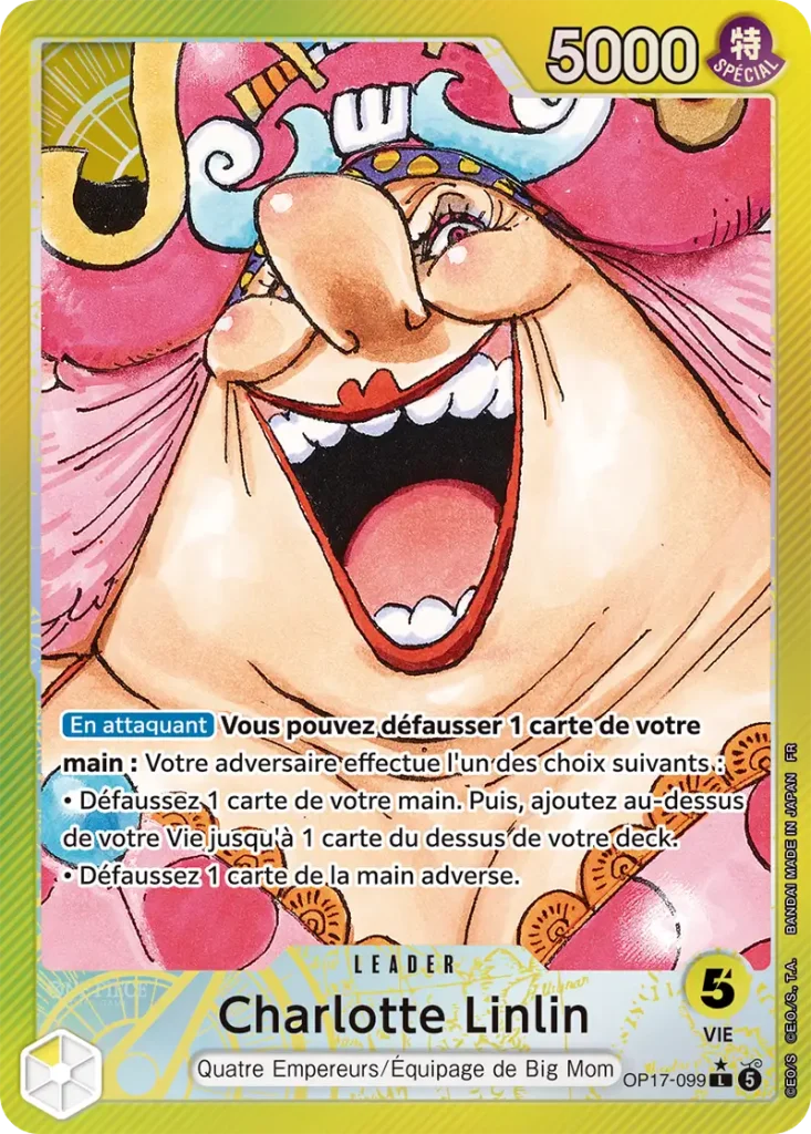 Carte Leader Alternatif Art Charlotte Linlin - One Piece Card Game