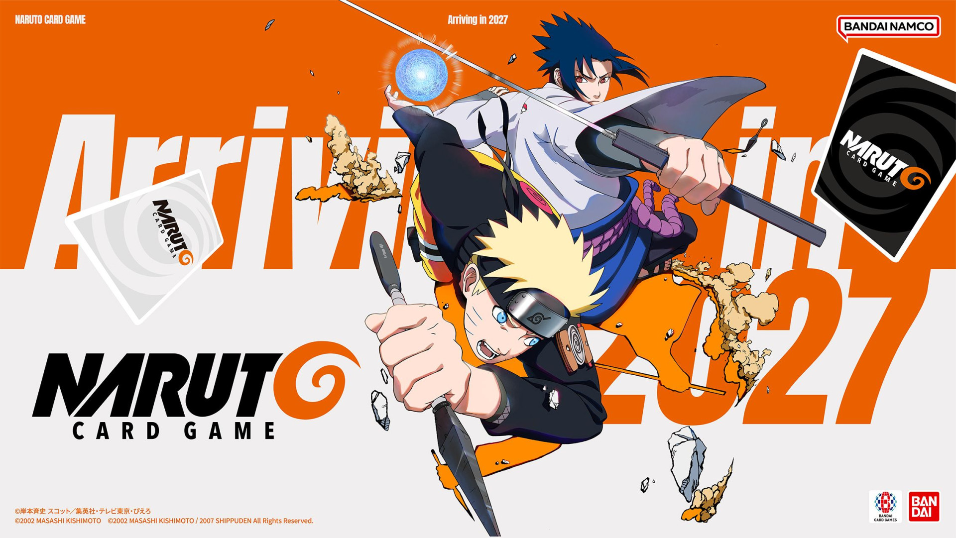 Naruto Card Game Bandai premières cartes révélées