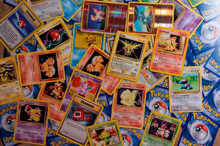 Cartes Pokémons dispersées